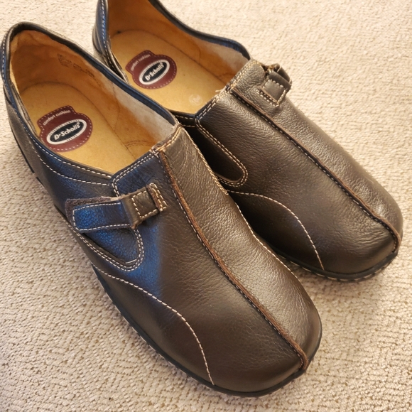 Dr Scholl's Leather Emily Slip Ons - Picture 4 of 6